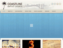 Tablet Screenshot of coastlinebaptistcorpus.org